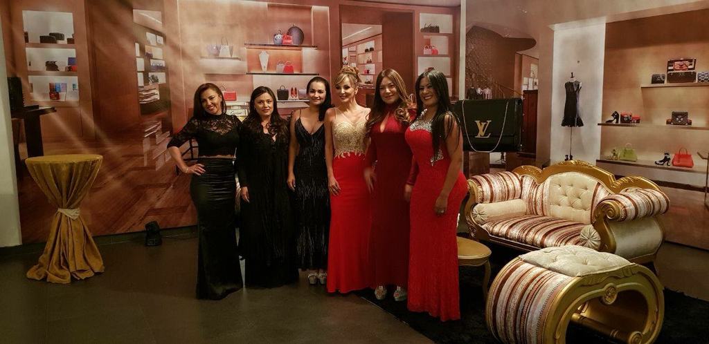 Nora Sánchez, Jhoana Quimbaya, Ángela Marcela Castro, Claudia León, Olga Gallego y Dioni Marín